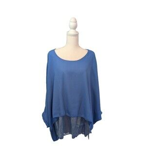 Noracora Women's Blue Blouse Sixe 5XL